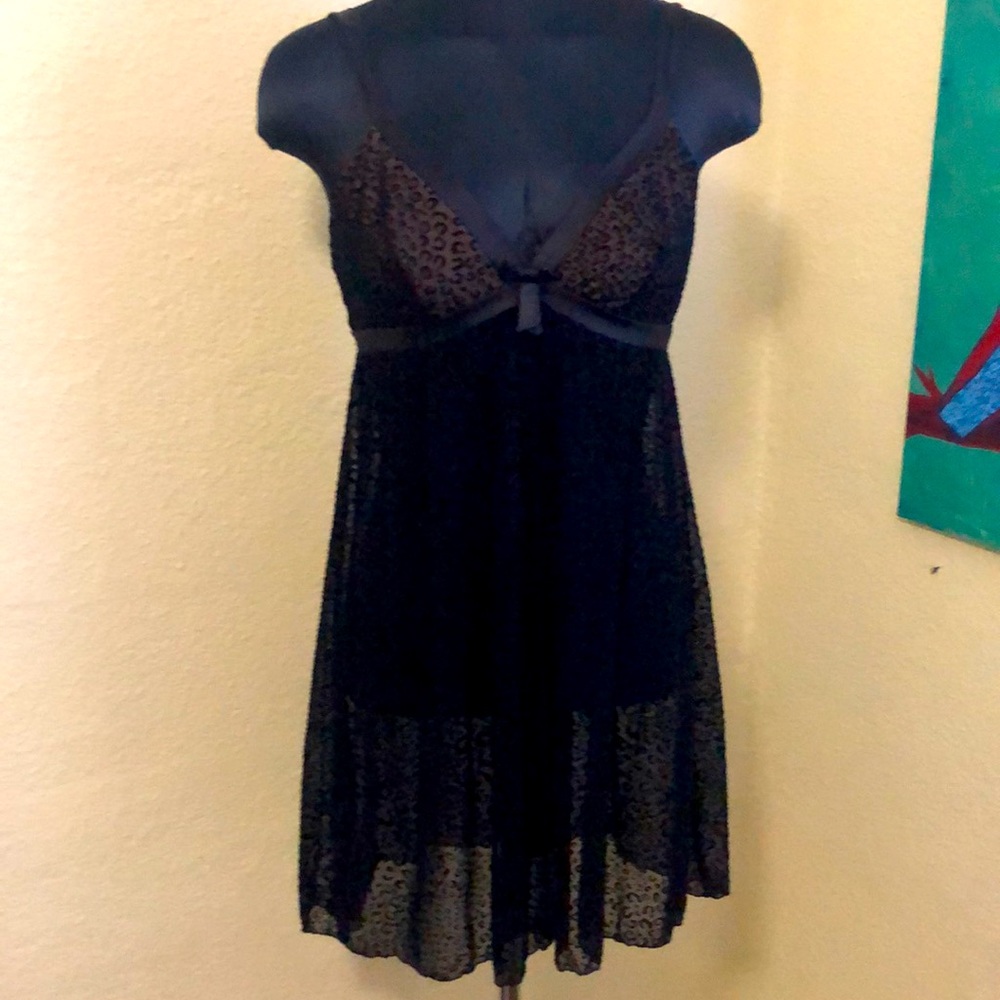 Cosabella Large Black  Babydoll Teddy